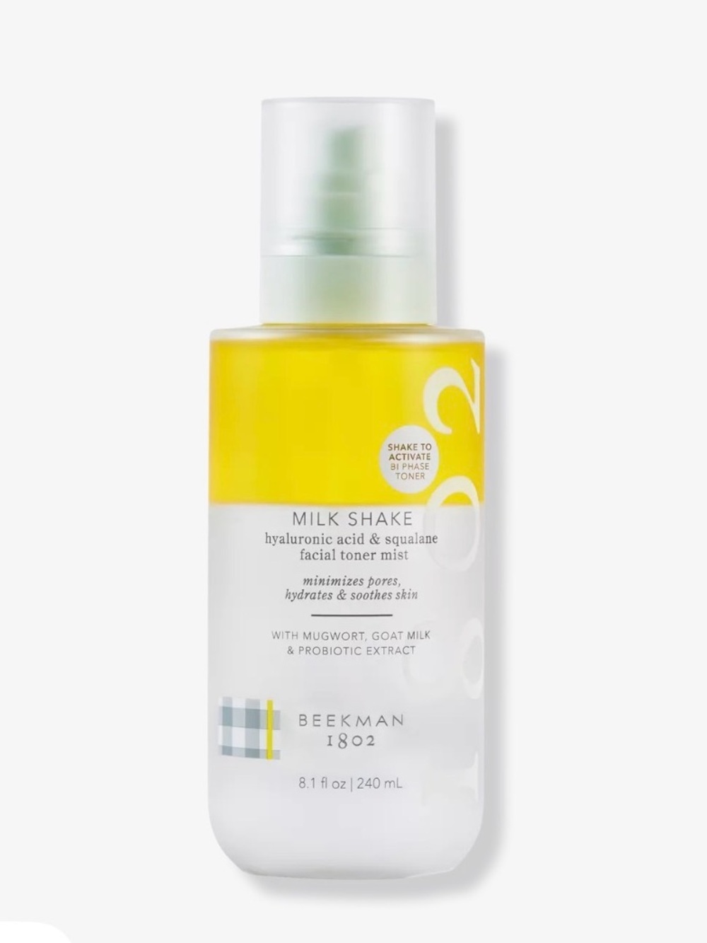 Beekman 1802 Milk Shake Hyaluronic Acid & Squalane Facial Toner Mist